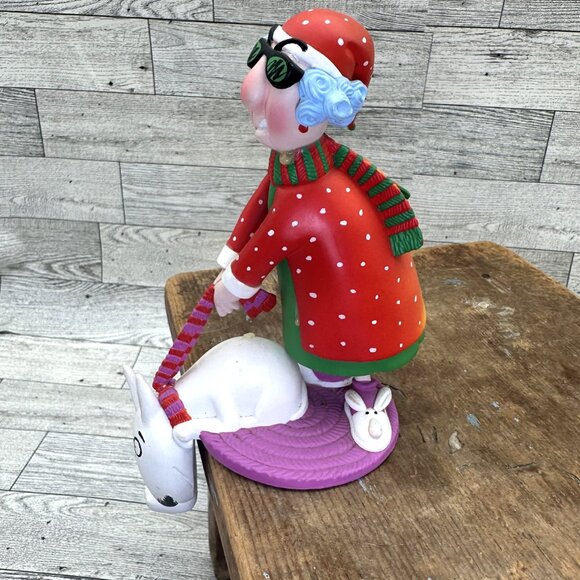 Vintage 1997 Hallmark Shoebox Maxine & Floyd Christmas Stocking Hanger, Signed - Picture 4 of 7